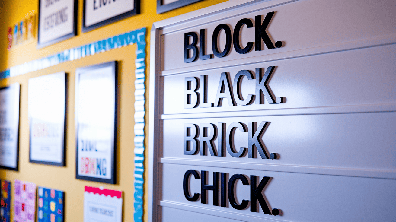 Medium-Length “CK” Words