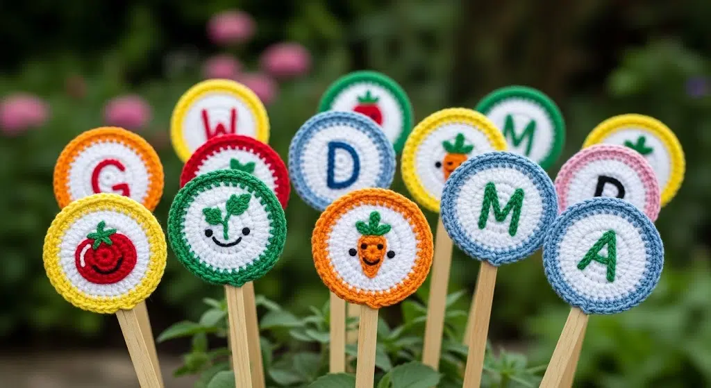 Mini Plant Markers with Icons
