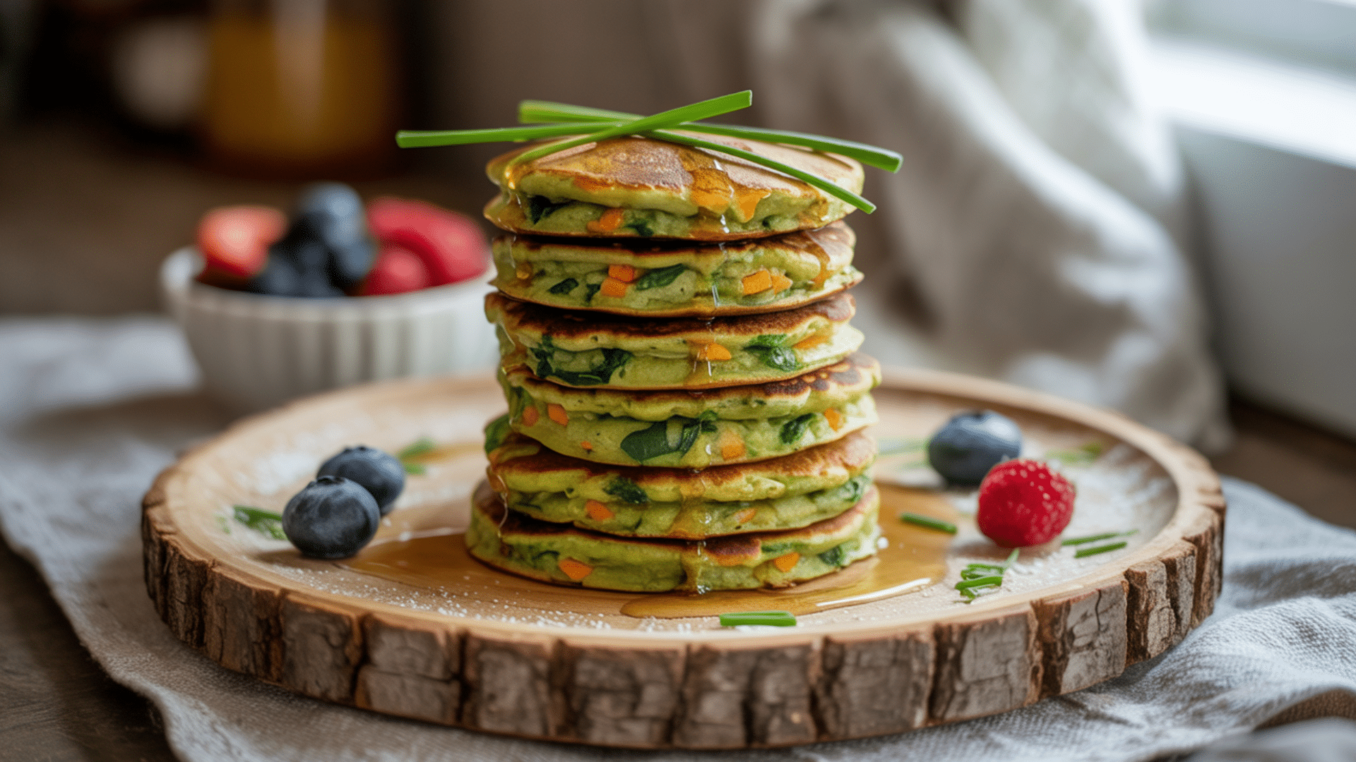 Mini Veggie Pancakes