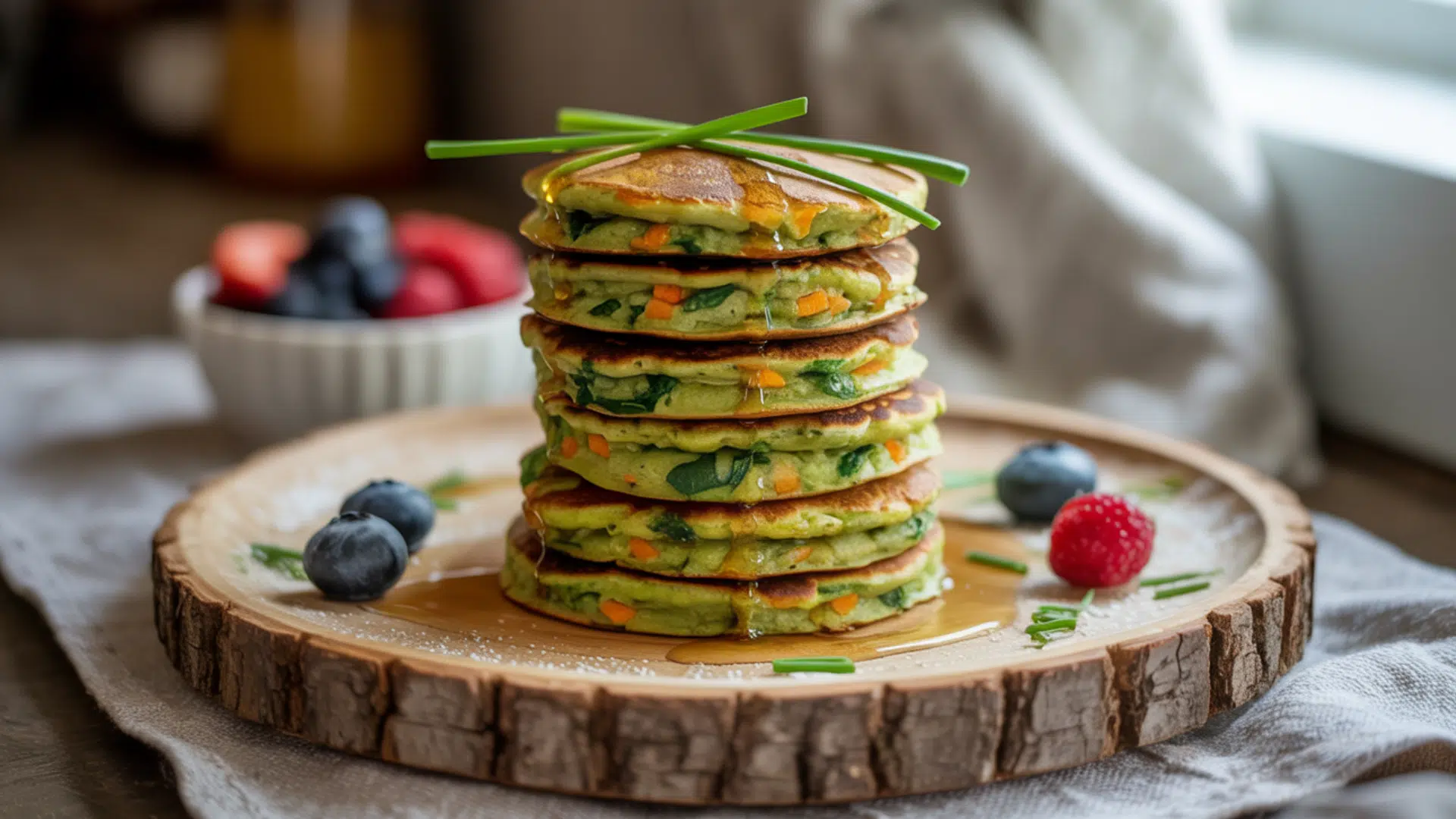 Mini Veggie Pancakes