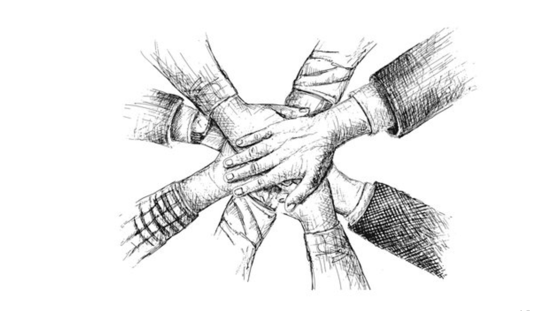 Multiple Hands Overlapping
