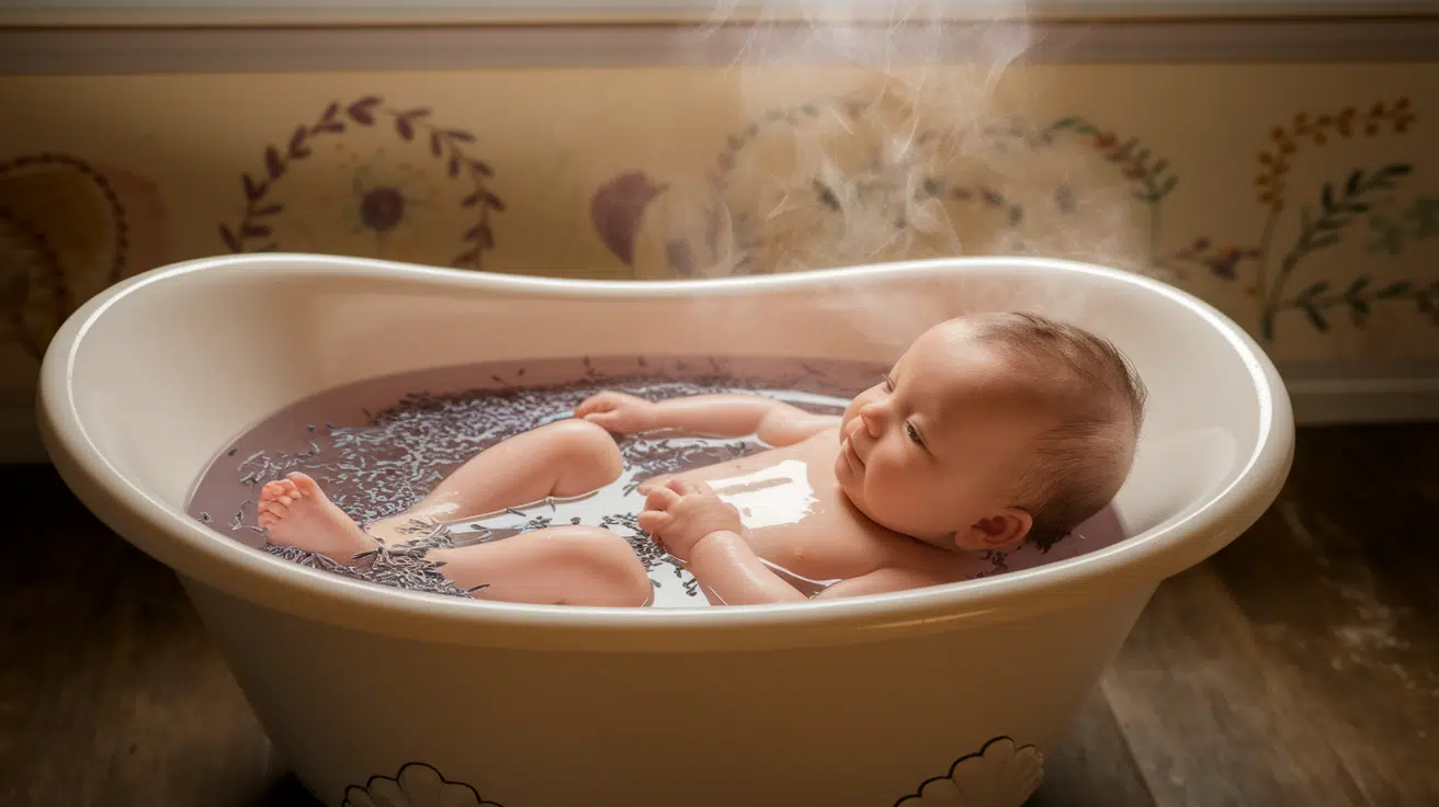Nighttime Bath with Lavender