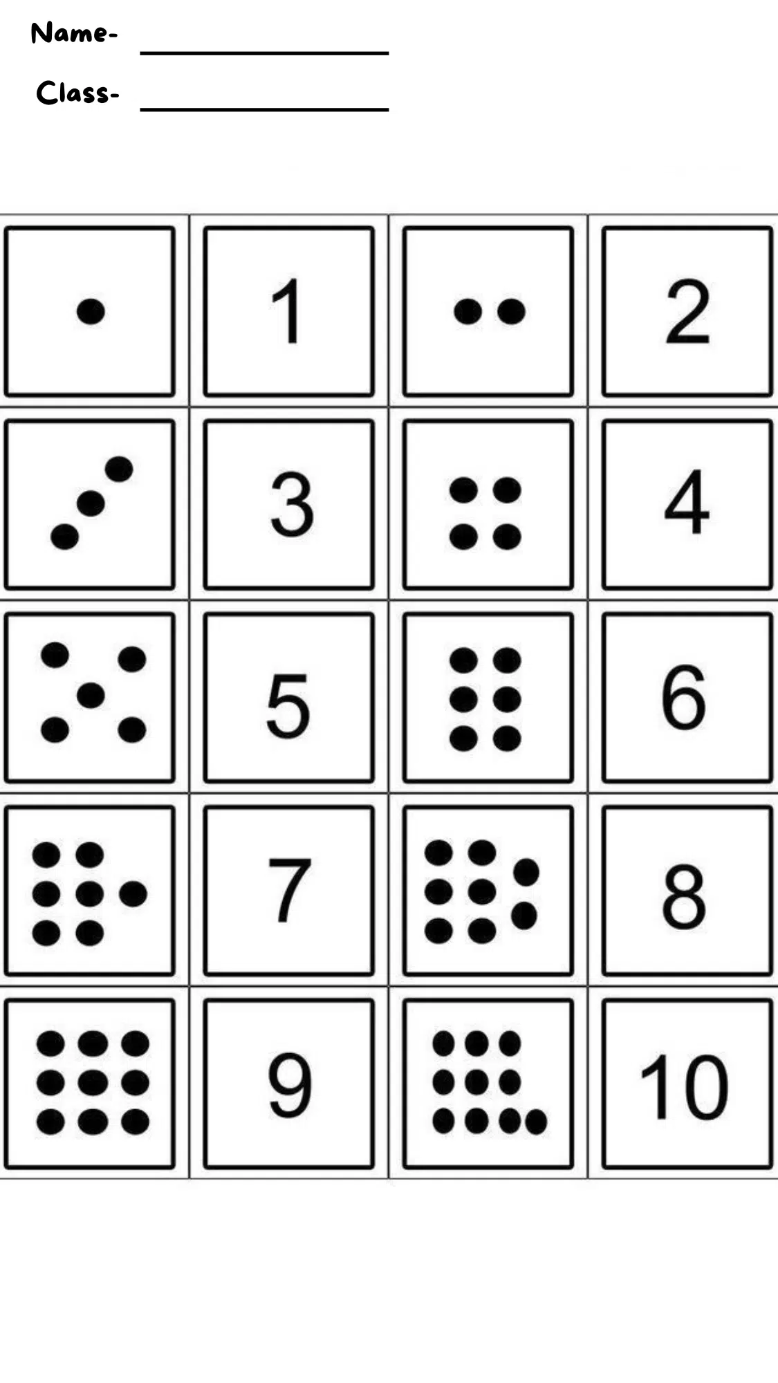 Number Count & Build Mats