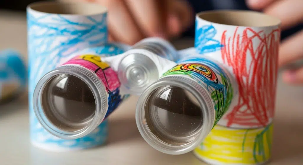 Paper Towel Roll Binoculars
