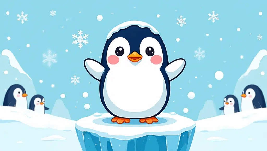 Penguin Drawing Step by Step Simple Tutorial