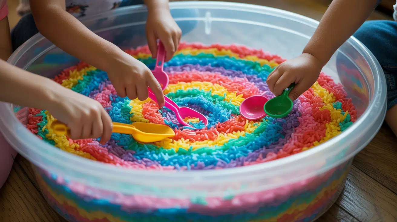 Rainbow Rice Treasure Hunt