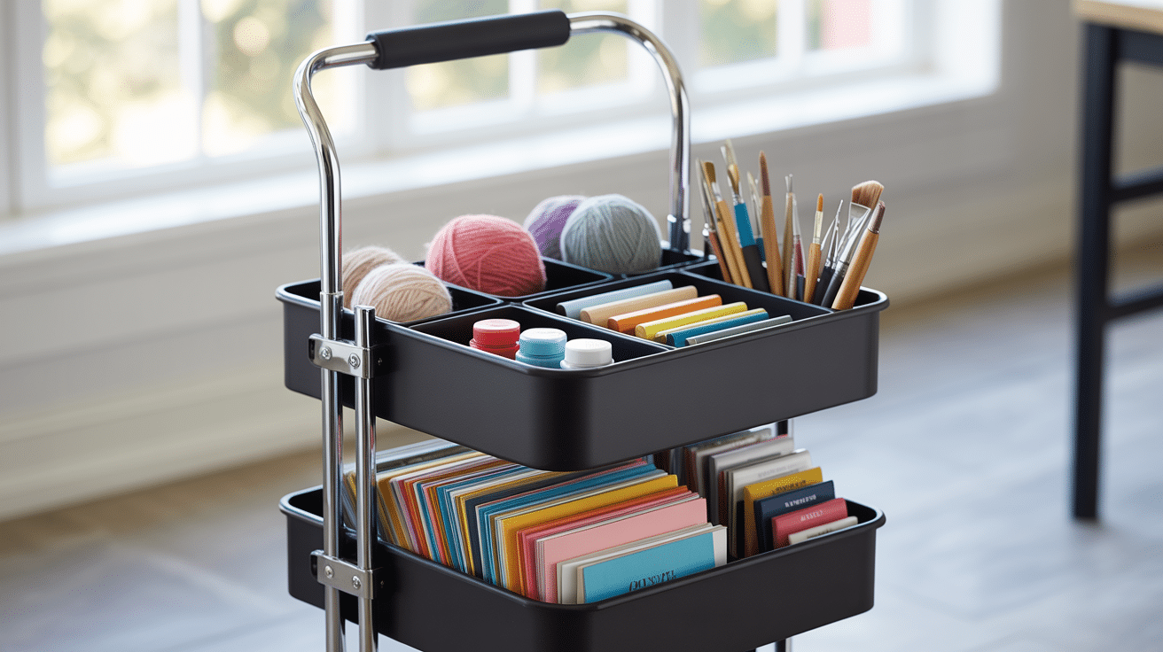 Rolling Storage Carts for Rotating Centers