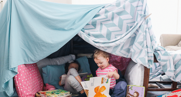 Set up A Blanket Fort