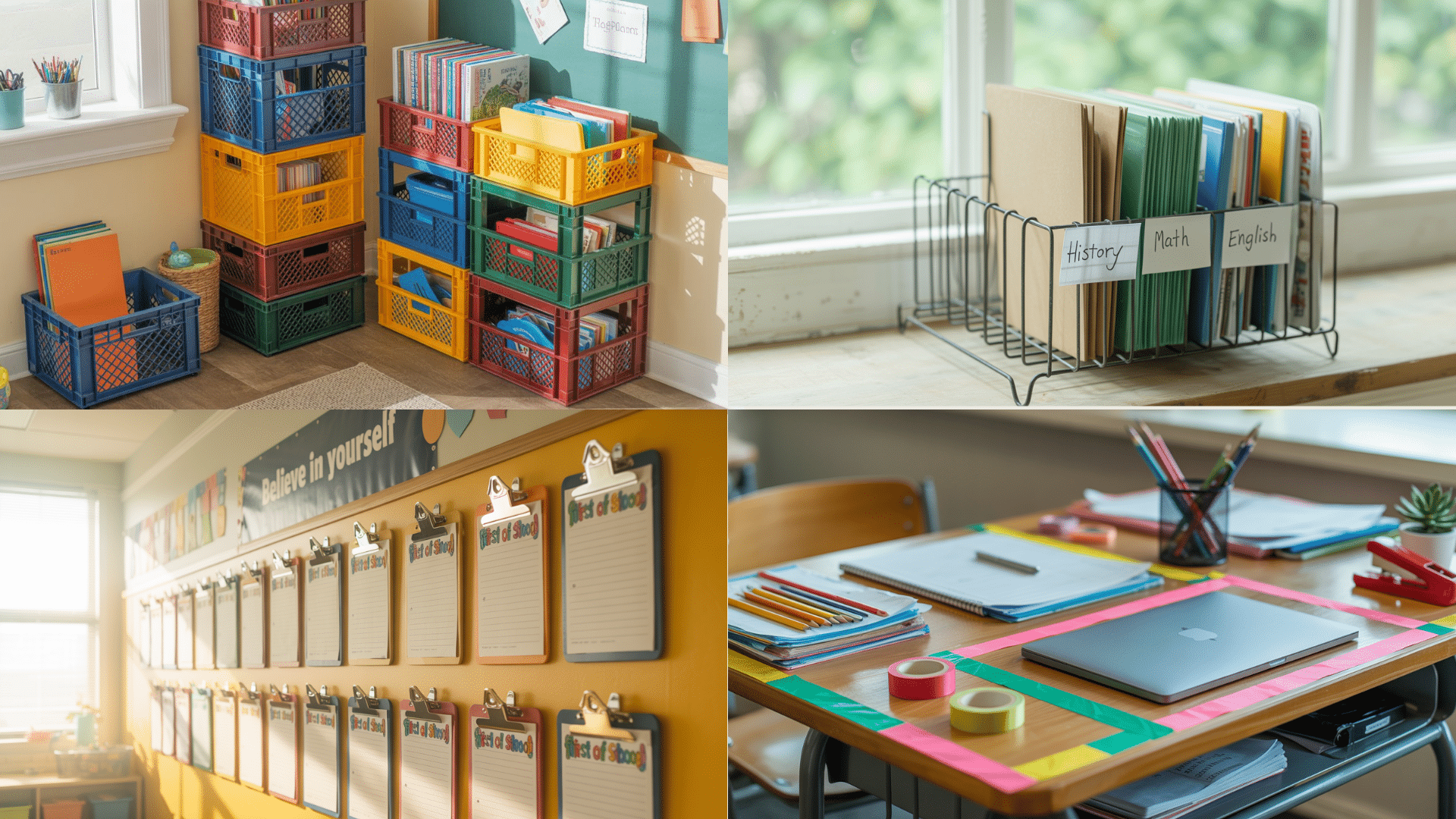 Small Classroom Organization Ideas for a Tidy and Efficient Space