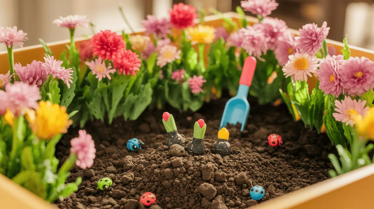 Spring Garden Sensory Bin