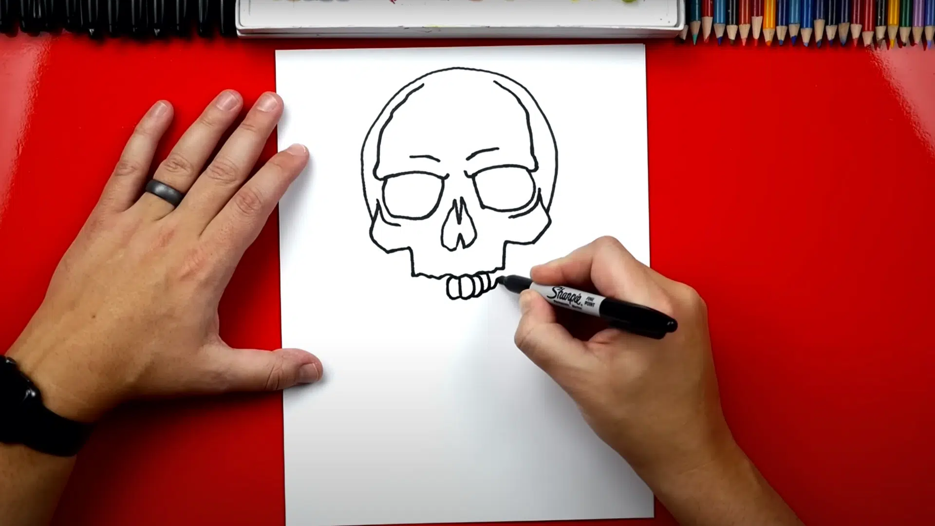 Step_5_Draw_the_Teeth_Top_Row