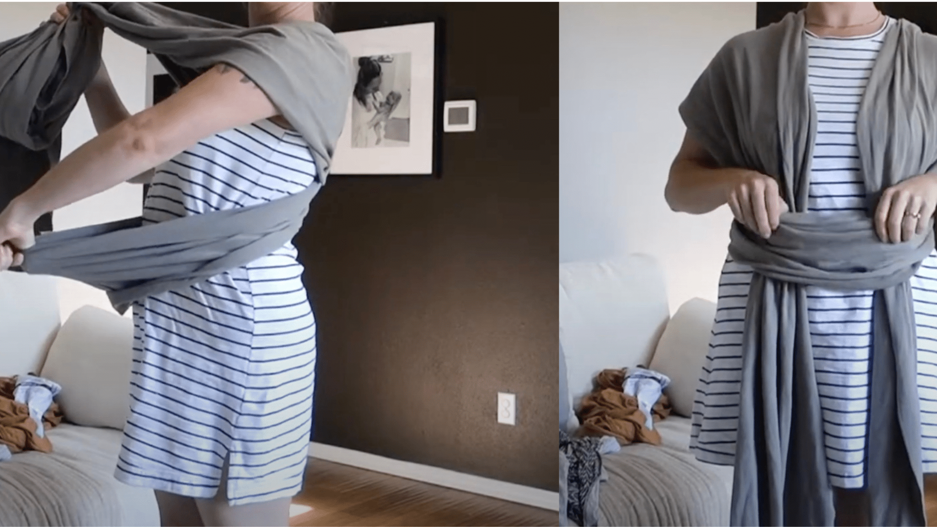 Tuck Ends Through the Waist Panel