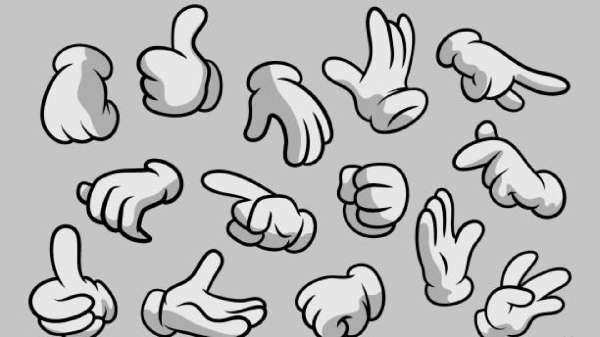Stylized Cartoon Hands