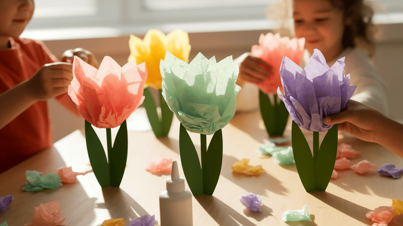Tissue Paper Tulips