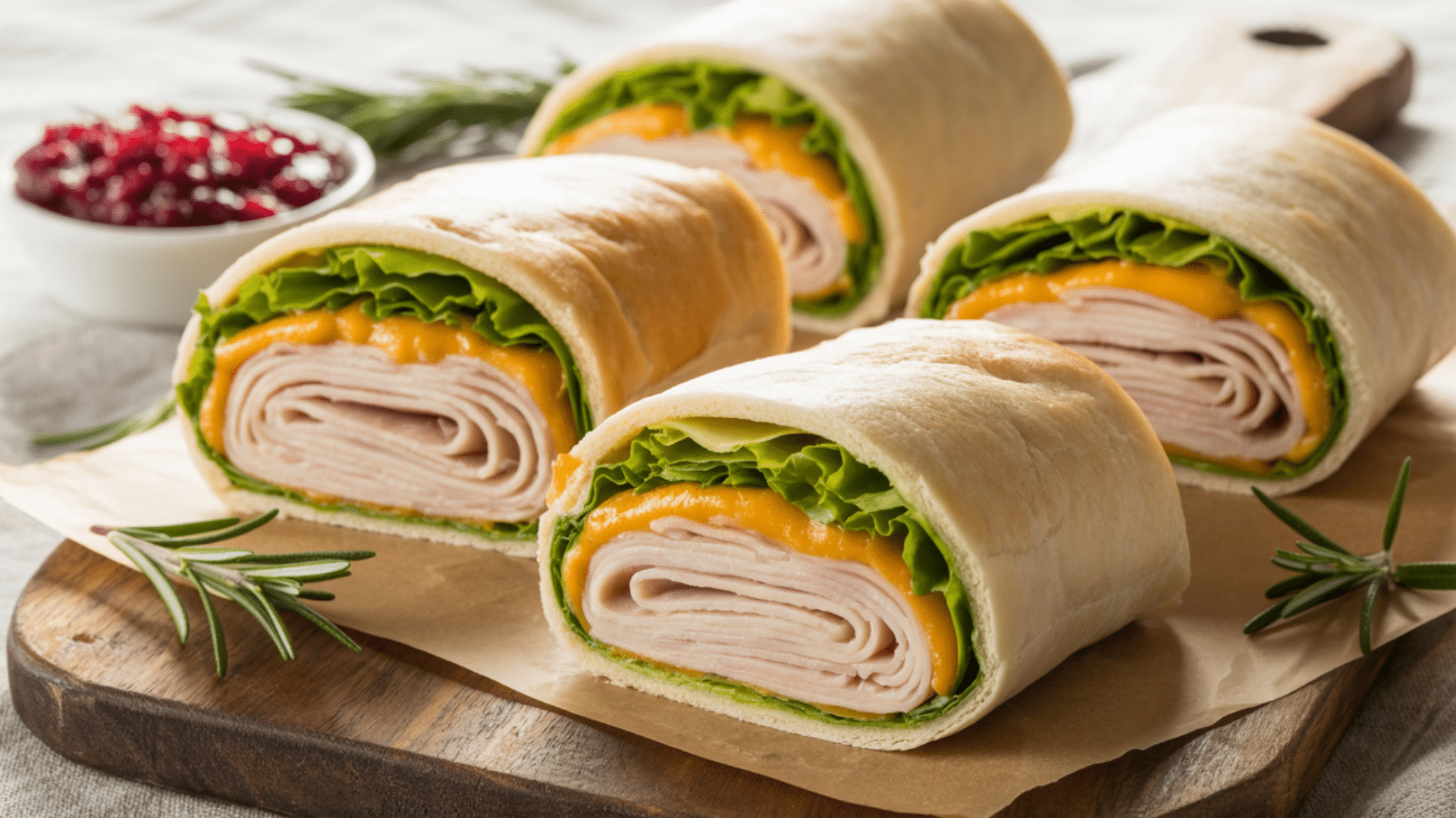 Turkey and Cheese Roll-Ups