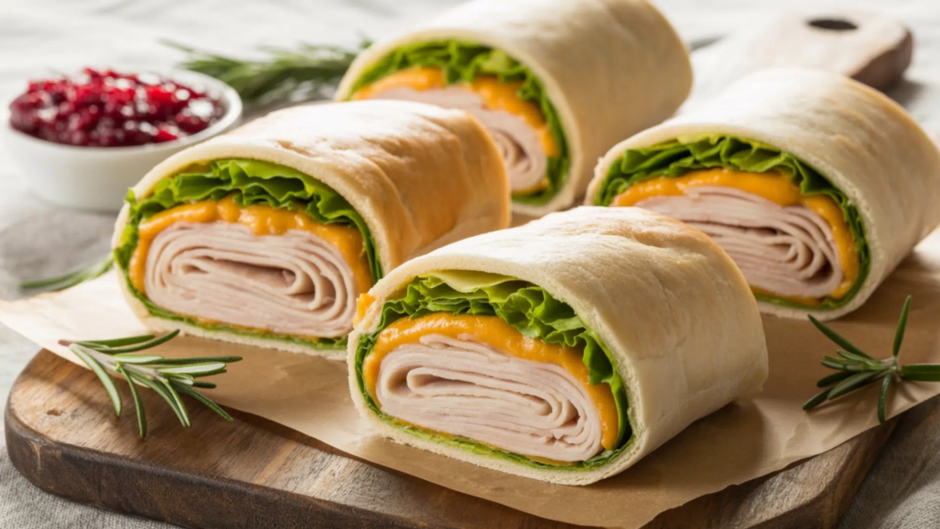 Turkey and Cheese Roll-Ups