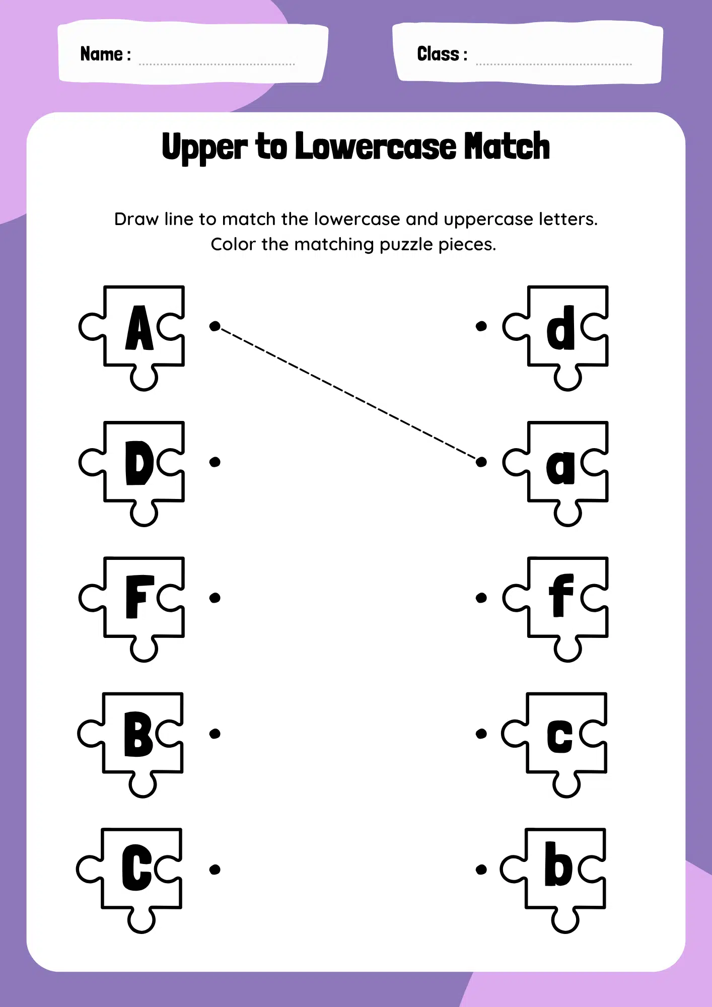 Upper to Lowercase Match