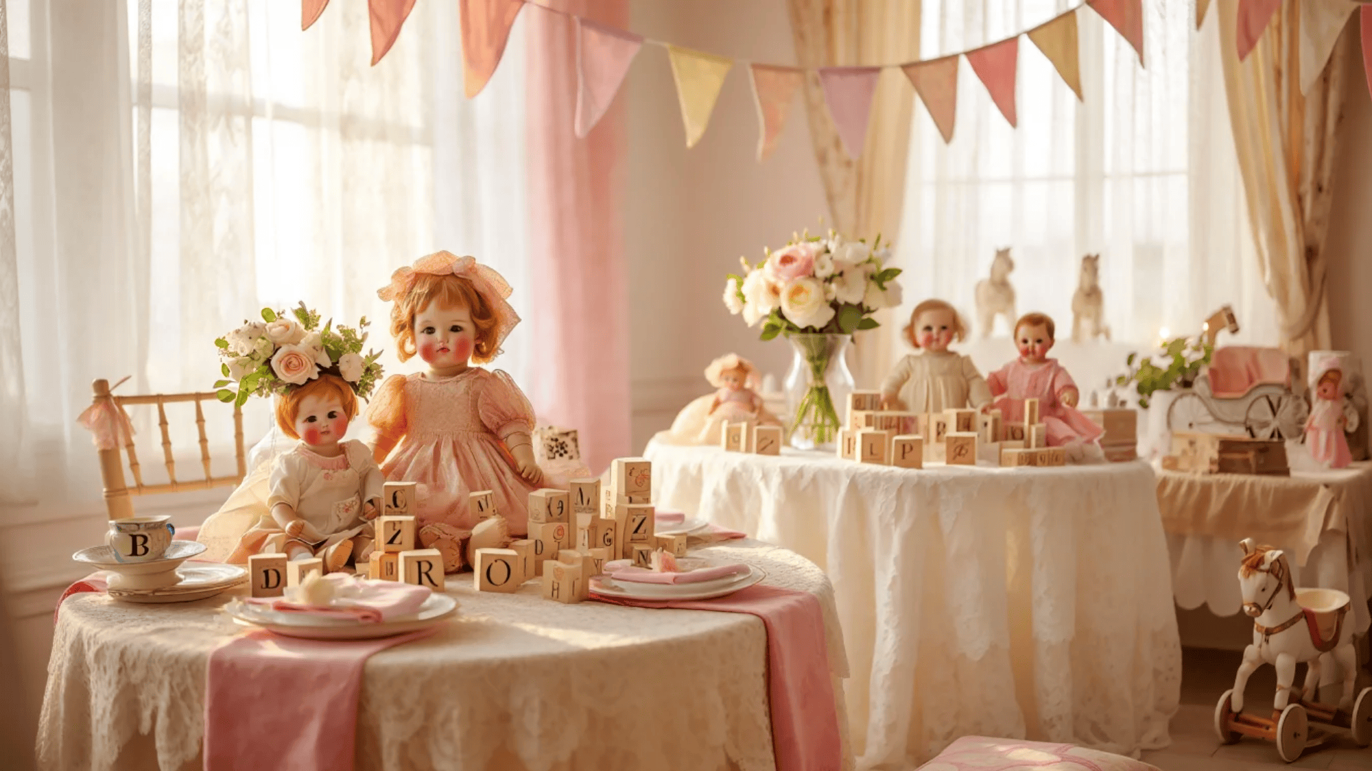 Vintage Twin Dolls