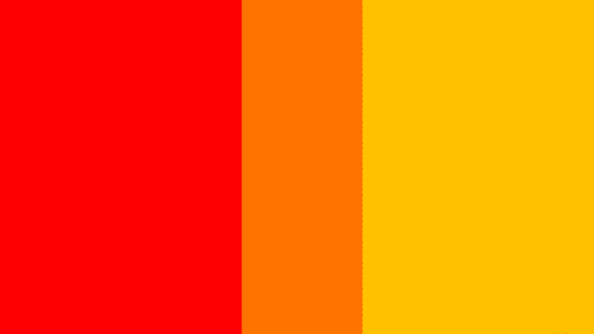 Warm Analogous Colors (Red–Orange–Yellow)