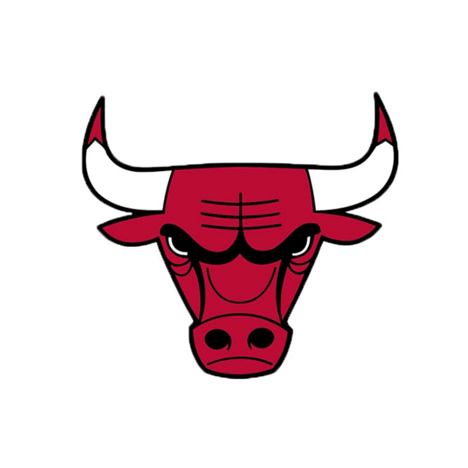 Which team's logo shows a red bull's head with horns?