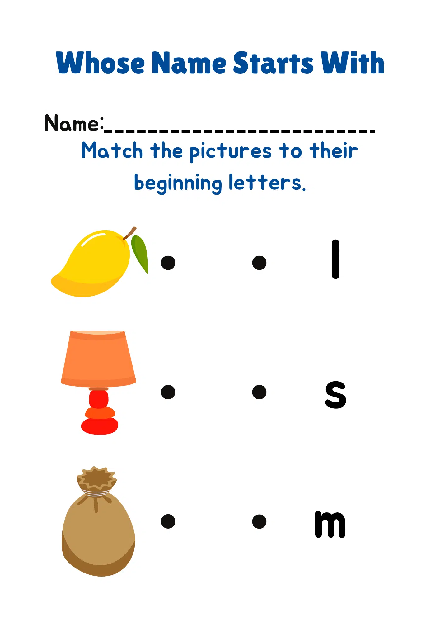 Whose Name Starts With