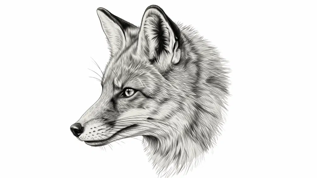 easy pencil wolf drawing
