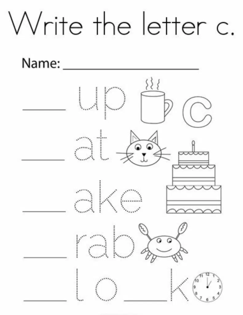 letter-c-word-building-sheet