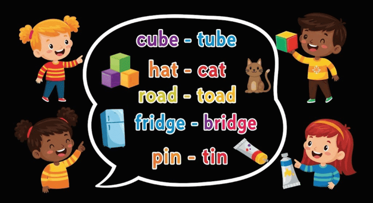 rhyming games for kindergarten