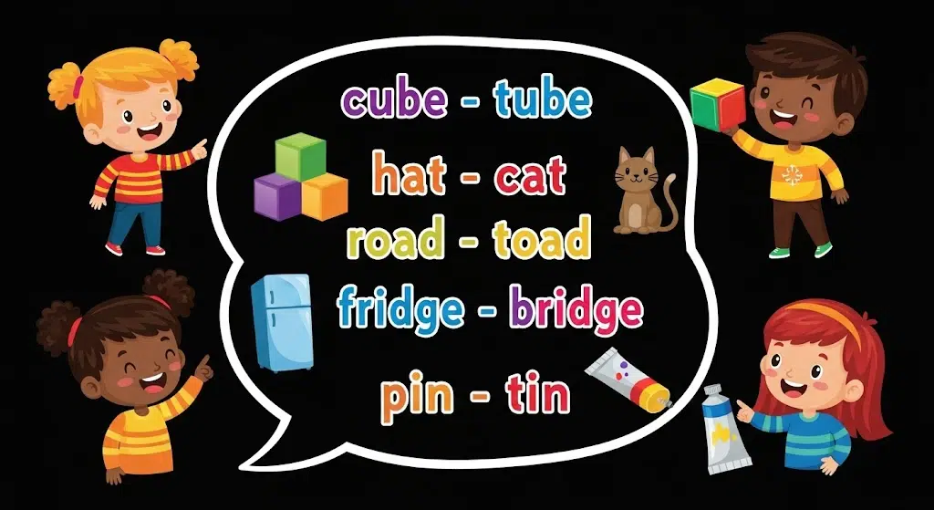 rhyming games for kindergarten