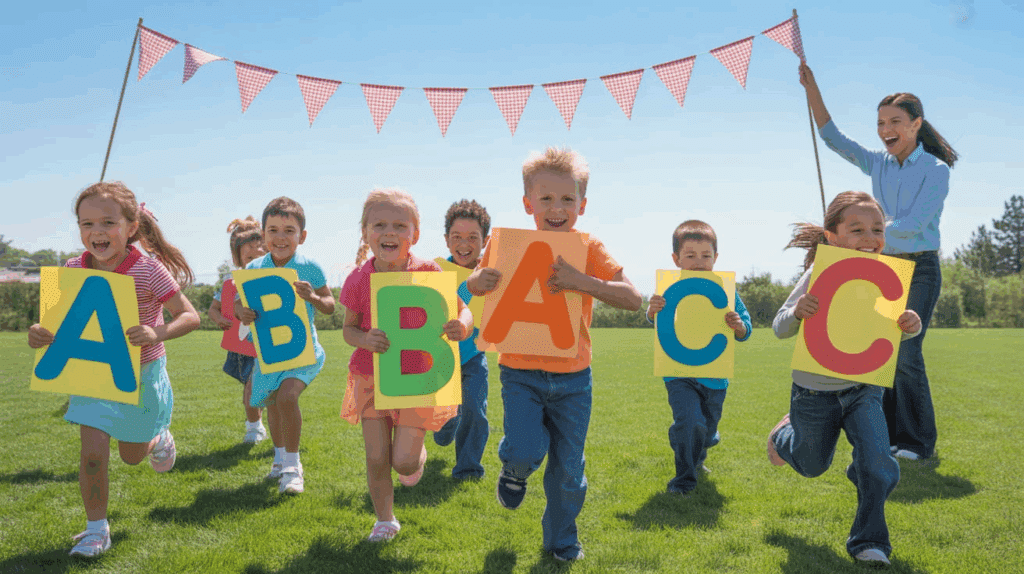 Alphabet-Relay-Race