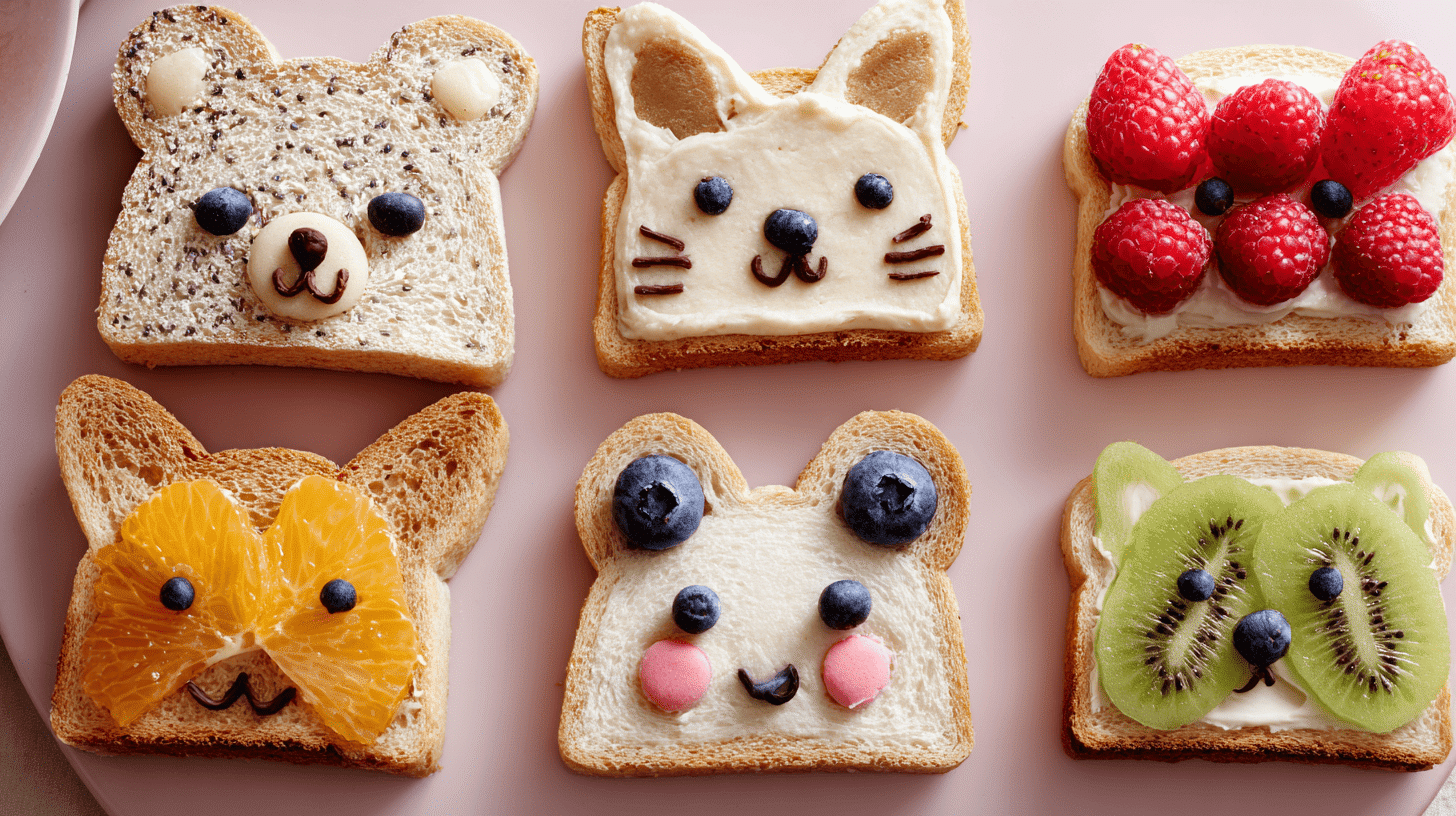 Animal-Shaped Toast