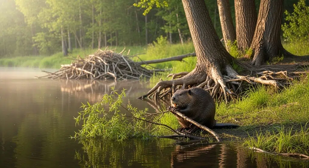 Beavers-Strict-Herbivores-of-the-Wild