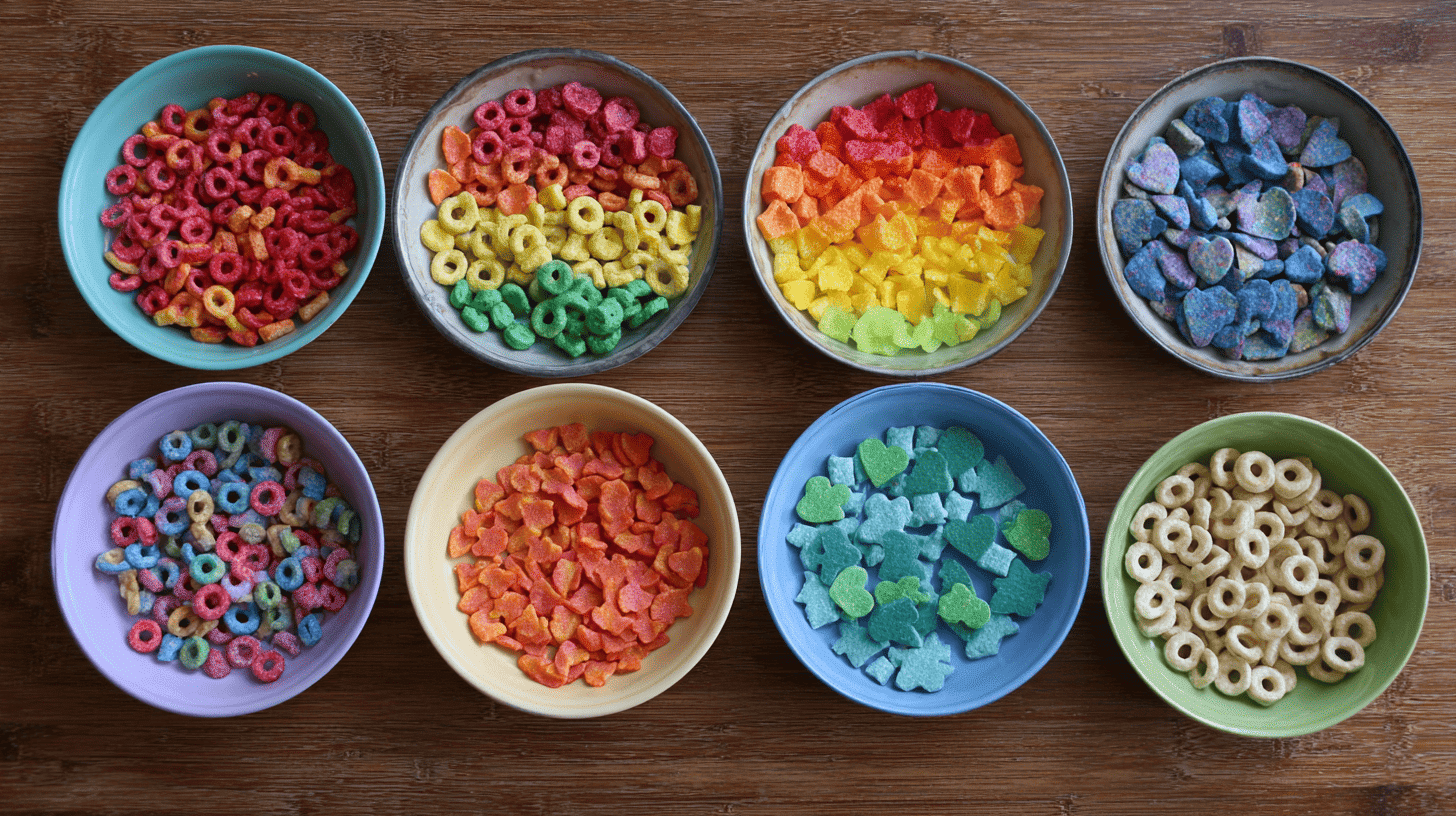 Cereal Rainbow Mosaics
