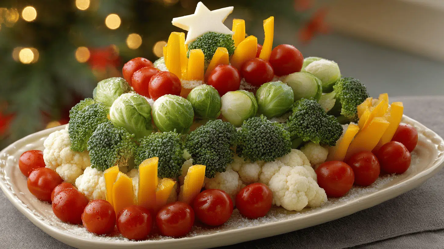 Christmas Tree Veggie Tray
