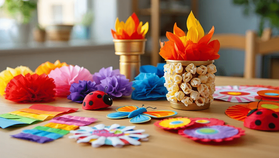 Creative Tissue Paper Crafts for Kids to Try