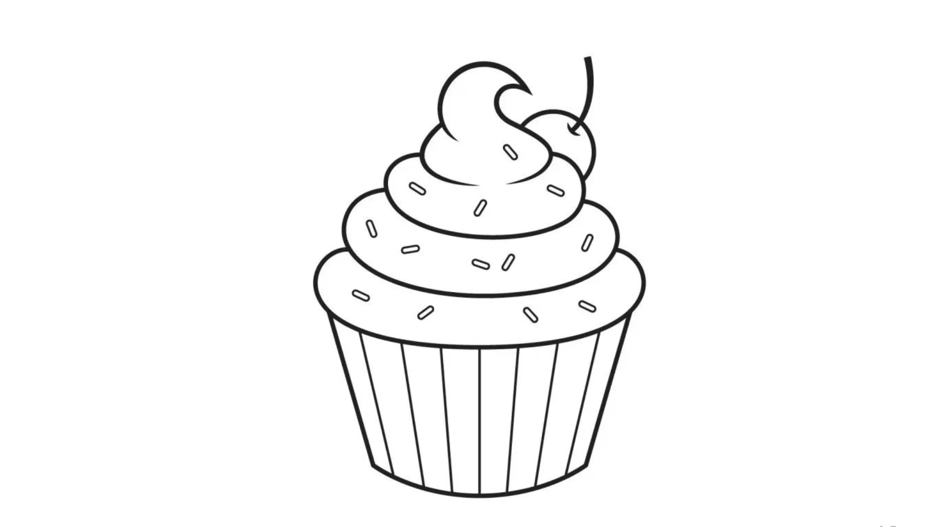 Cupcake with Sprinkles