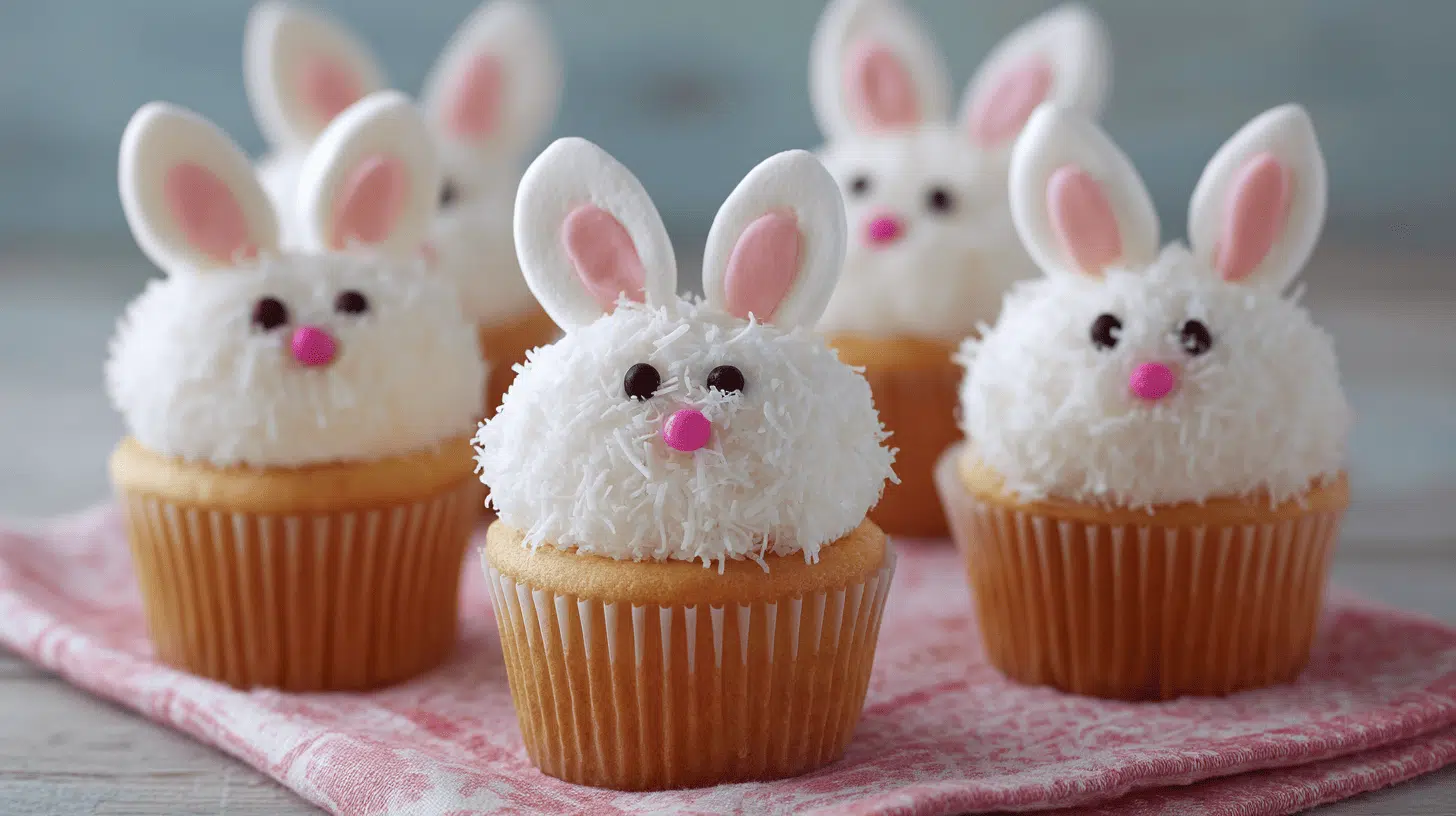 Easter Bunny Cupcakes