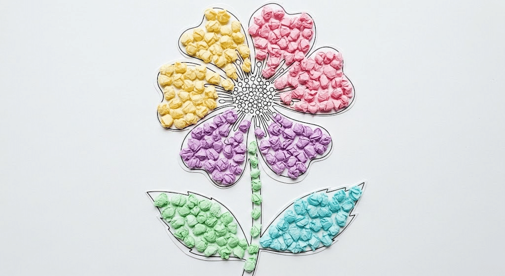 Flower Art with Printable Patterns