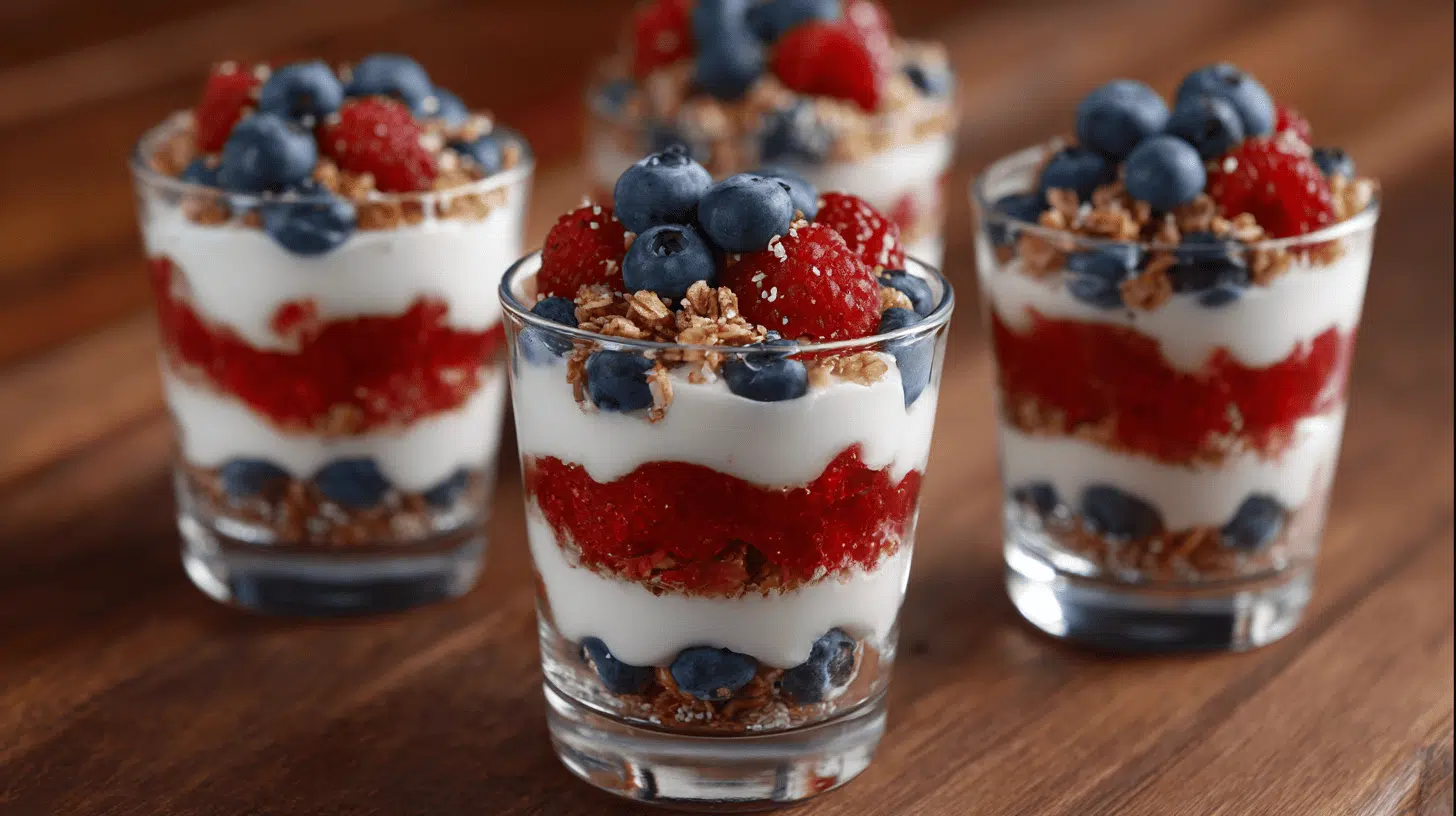 Fourth of July Yogurt Parfaits