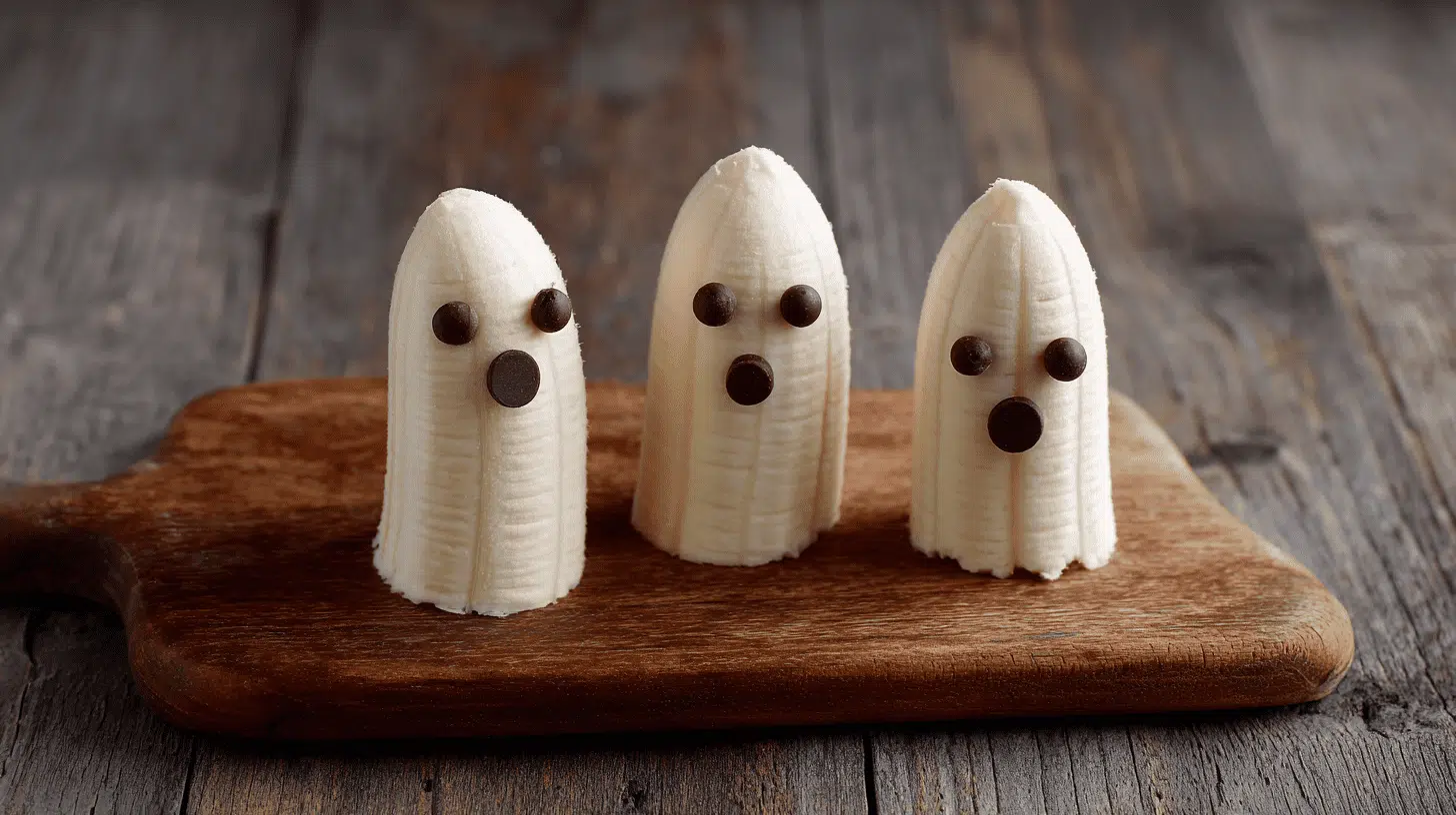 Halloween Banana Ghosts