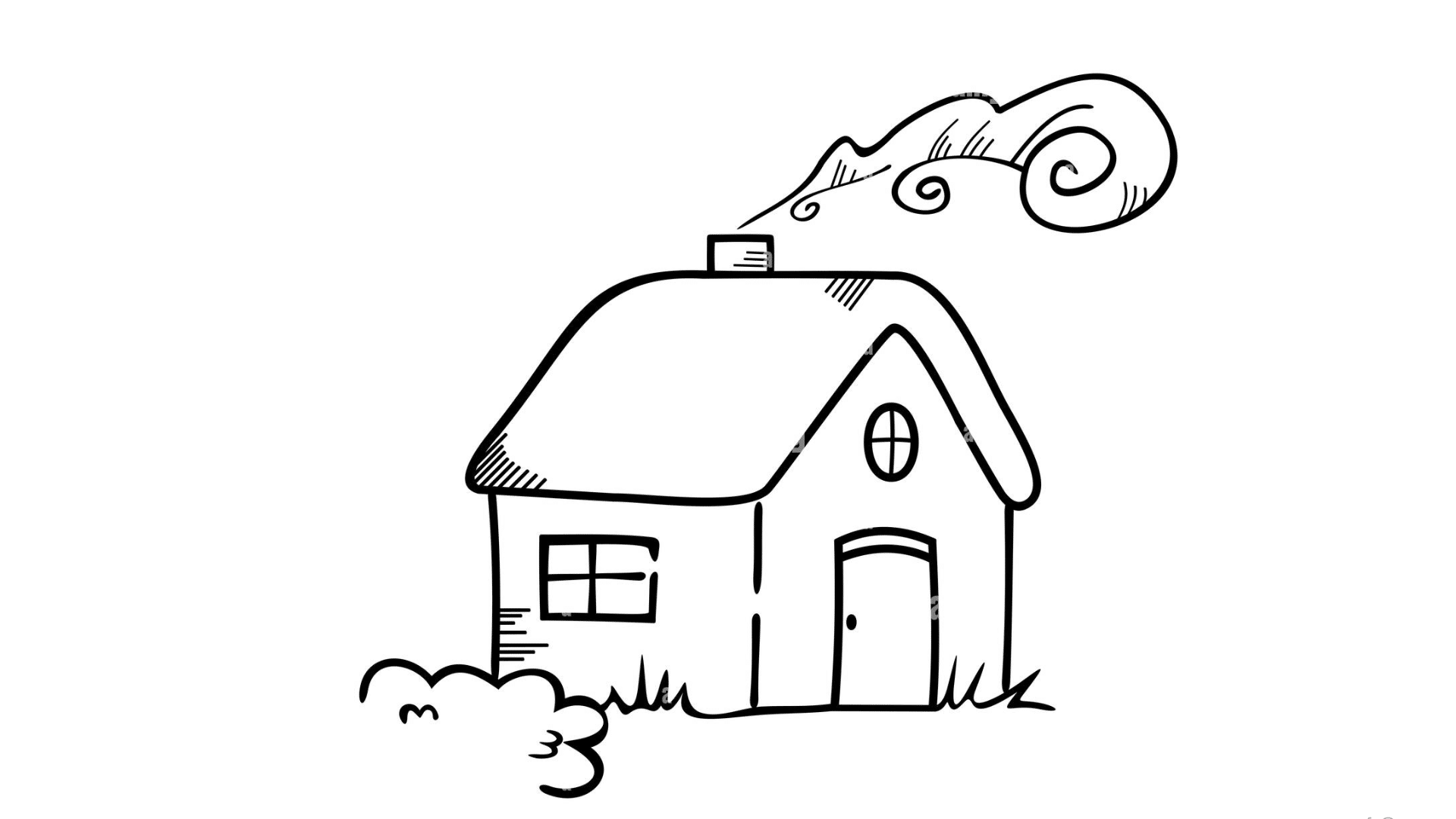 Little House with Chimney