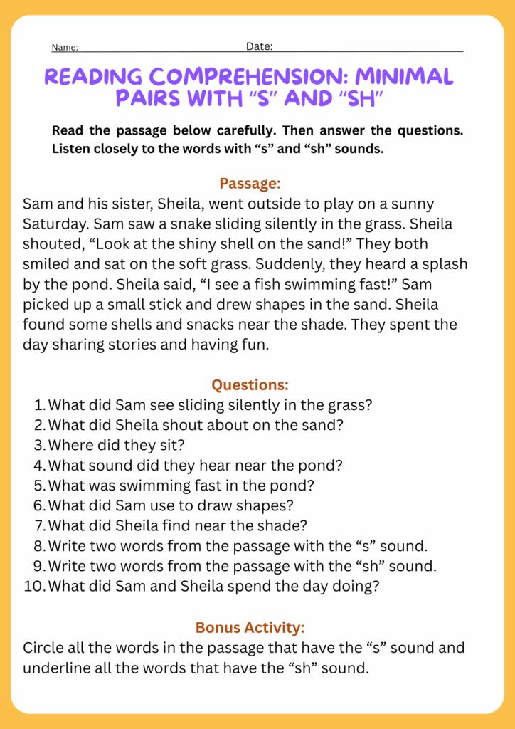 Match the letters worksheet in yellow and green simple educational style