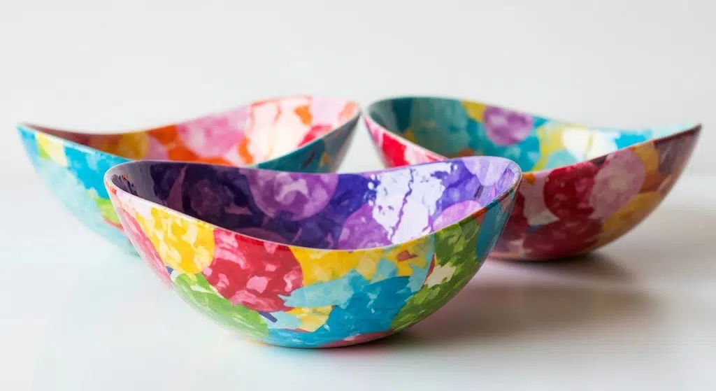 Mod Podge Tissue Paper Bowls