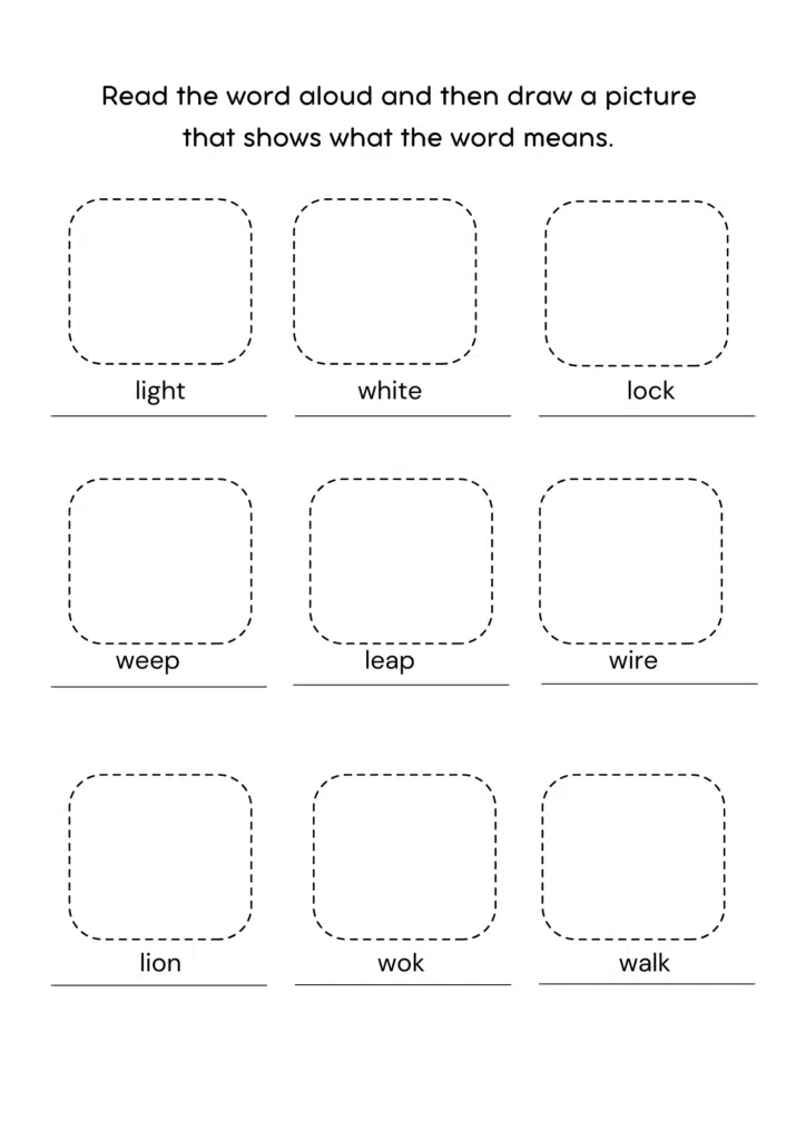 Read & Draw Worksheet