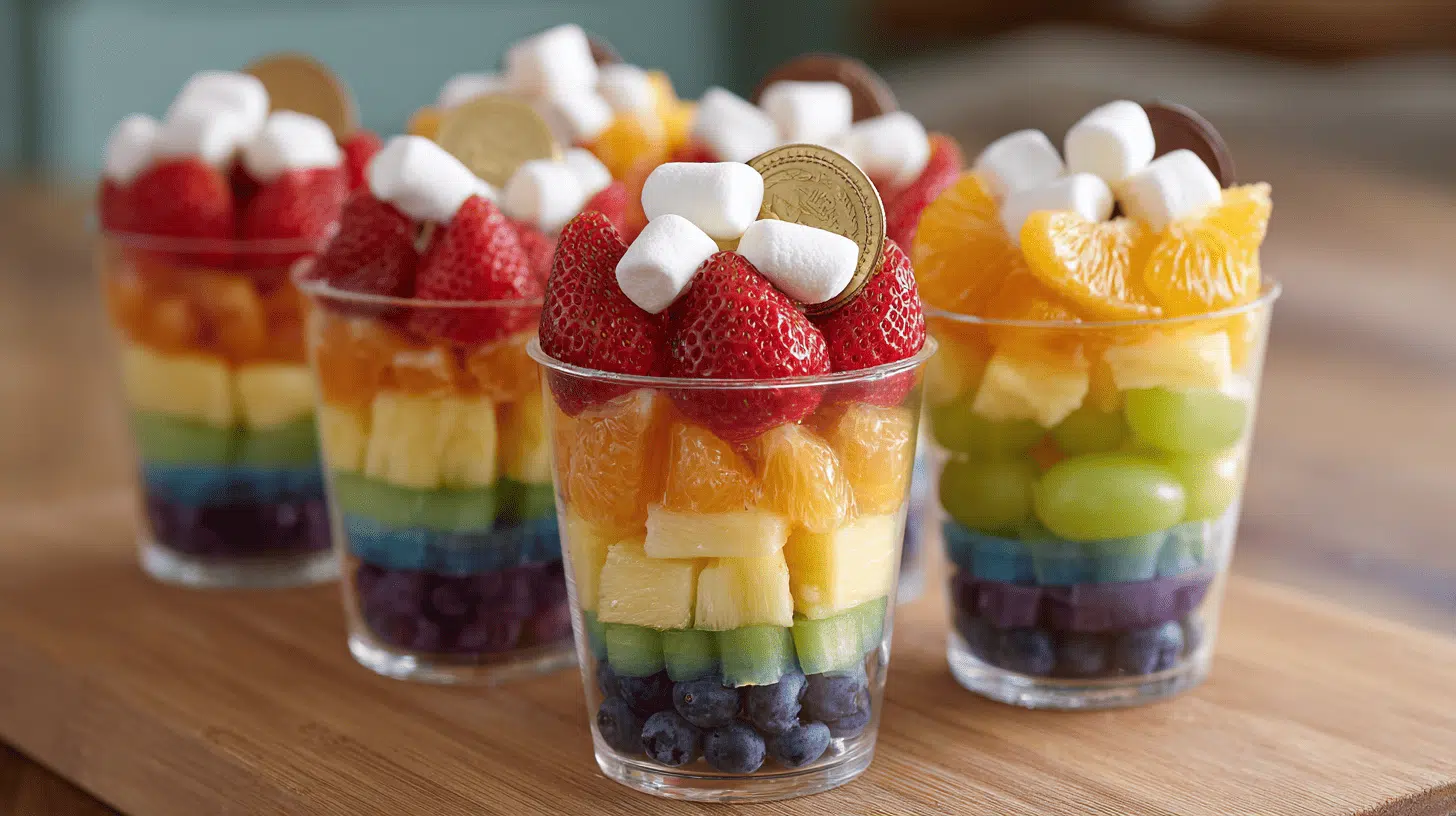 St. Patrick’s Day Rainbow Cups