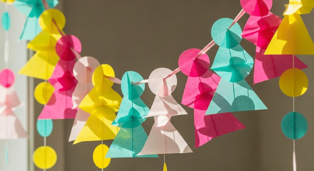 Tissue Paper Garland