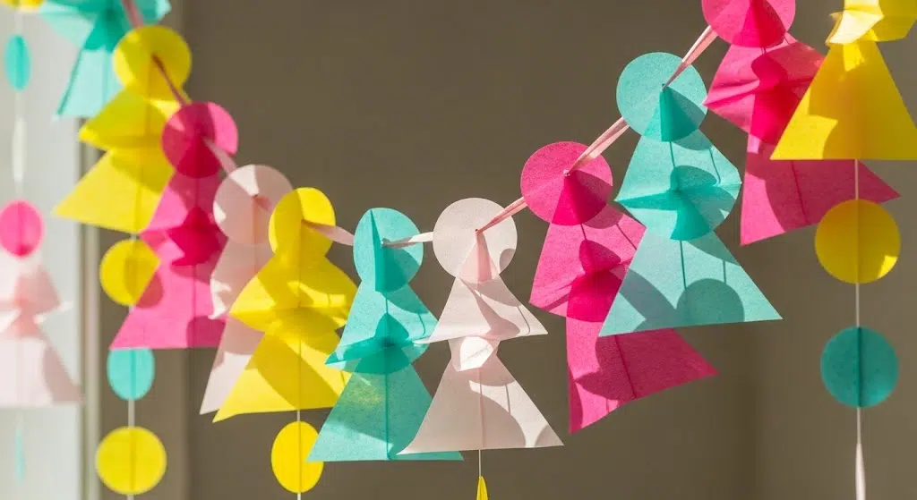 Tissue Paper Garland