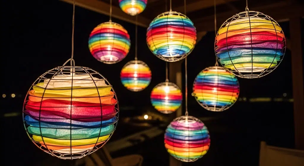 Tissue Paper Lanterns