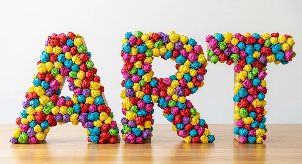Tissue Paper Letters