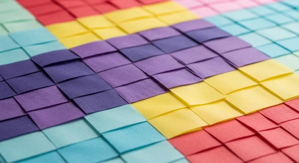 Tissue Paper Mosaic Art